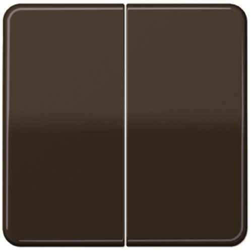 Лицевая панель Jung CD500 для 2-кл. выключателя коричневый картинка